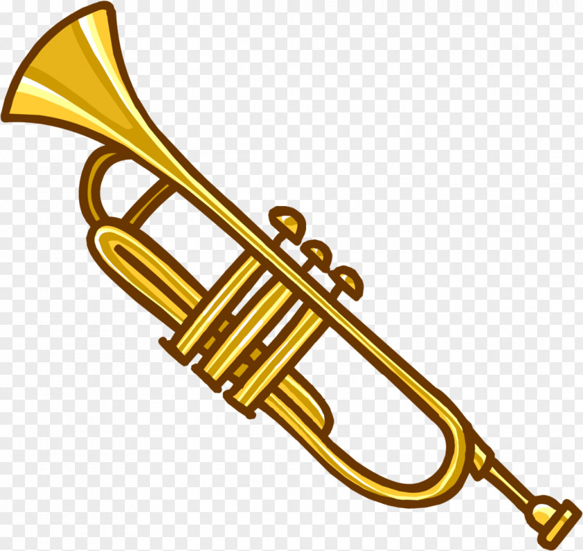 Free Musical Instruments Club Penguin Trumpet Wikia PNG