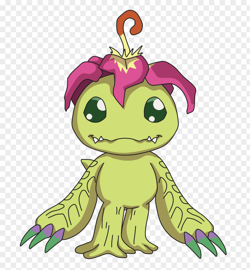 Green Plant Palmon Digimon Digivolution Mimi Tachikawa Gomamon PNG