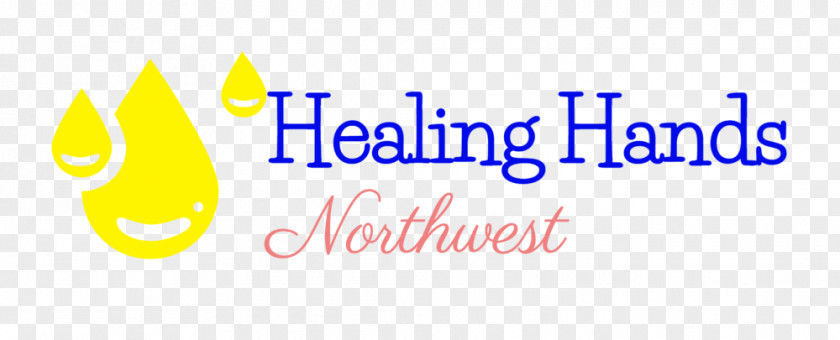Healing Hands Logo Brand Line Font PNG