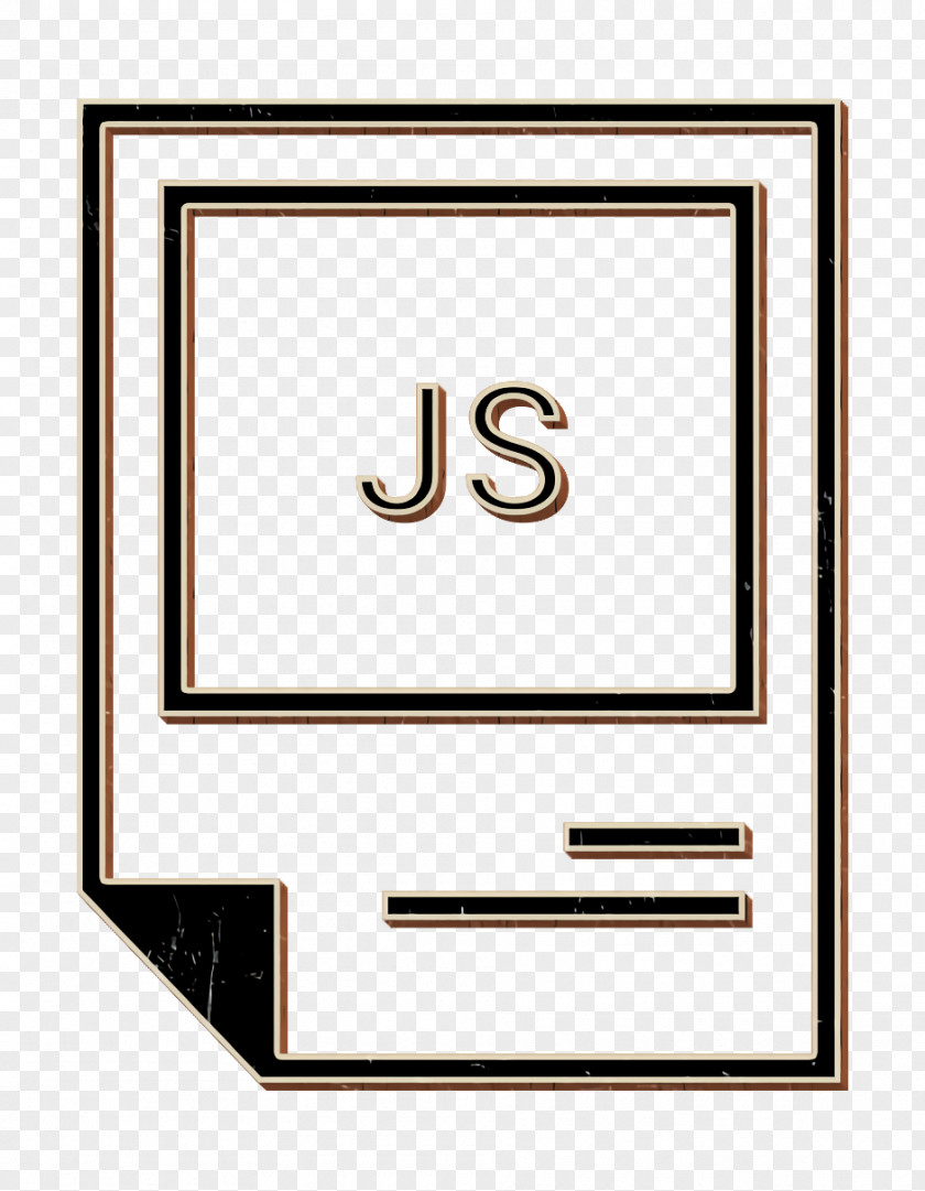 Rectangle Type Icon Extention File Js PNG