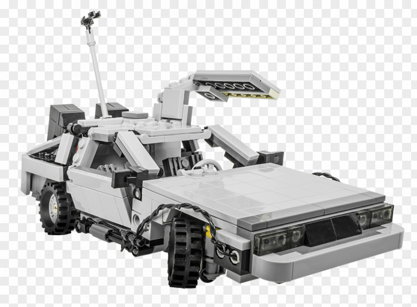 Car Model DeLorean Time Machine Lego Dimensions PNG