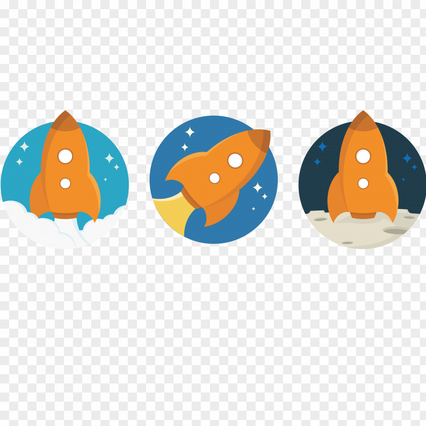 Cartoon Spaceship In Space Spacecraft Euclidean Vector Outer PNG