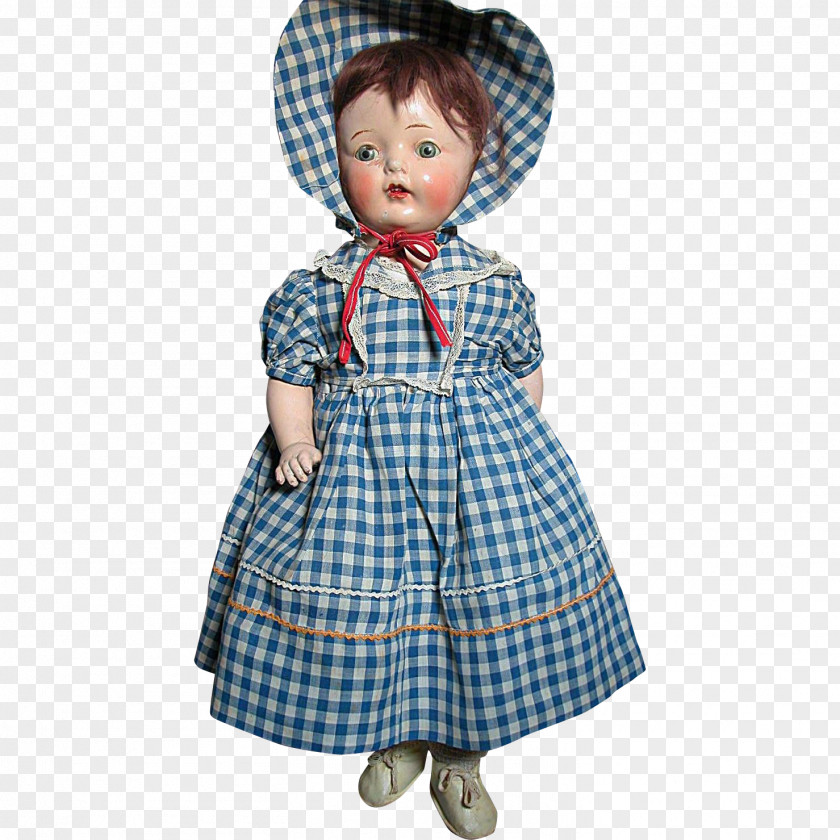 Doll Dress Costume Toddler Tartan PNG