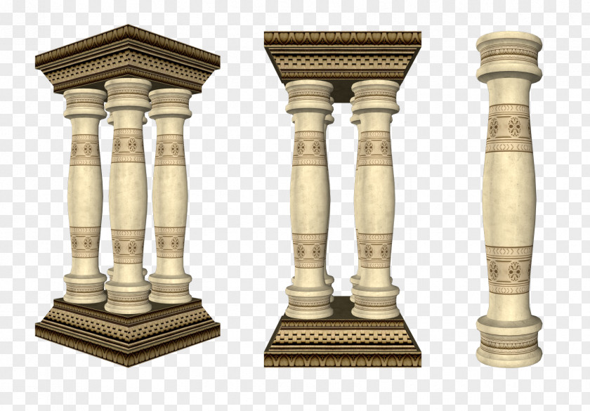 Ladder Column Architecture PNG