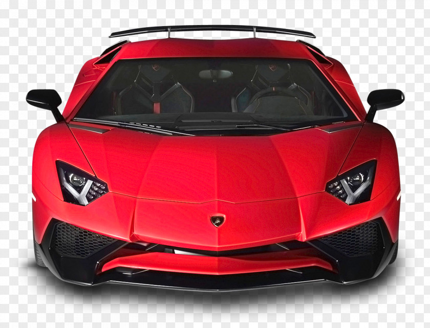 Lamborghini Aventador Red Car Front Geneva Motor Show Murcixe9lago PNG