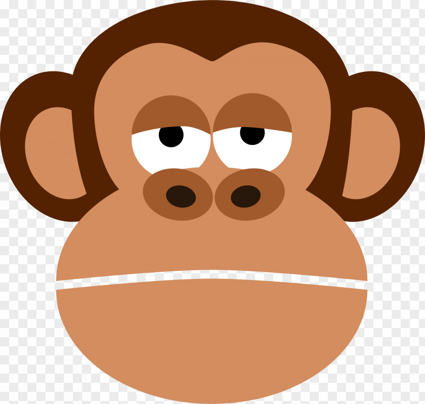 Shading Chimpanzee Baby Monkeys Clip Art PNG