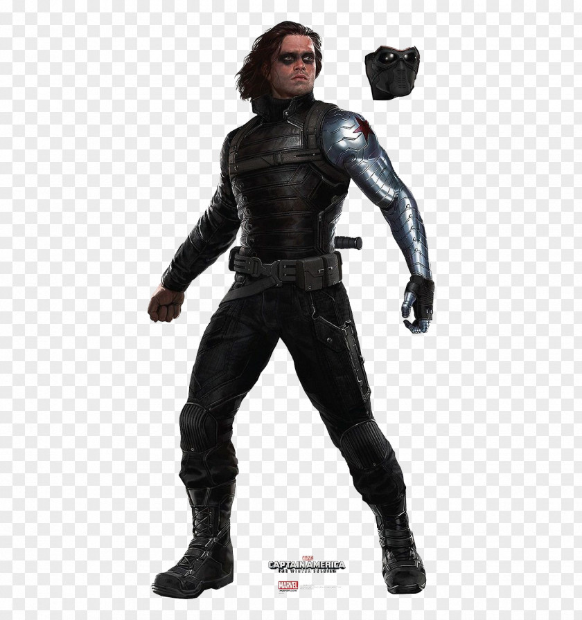 Winter Soldier Bucky Transparent Image Captain America Barnes PNG