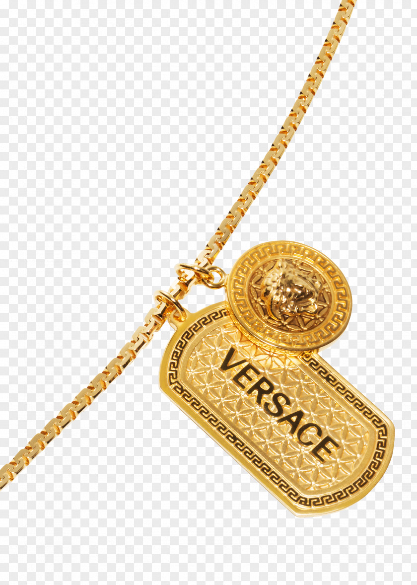 Gold Chain Versace Men Necklace Jewellery PNG