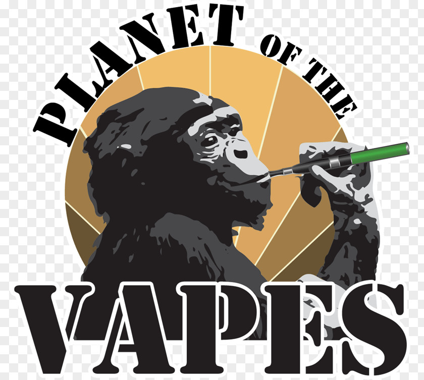 Gorilla Planet Of The Vapes Electronic Cigarette Vape Shop PNG