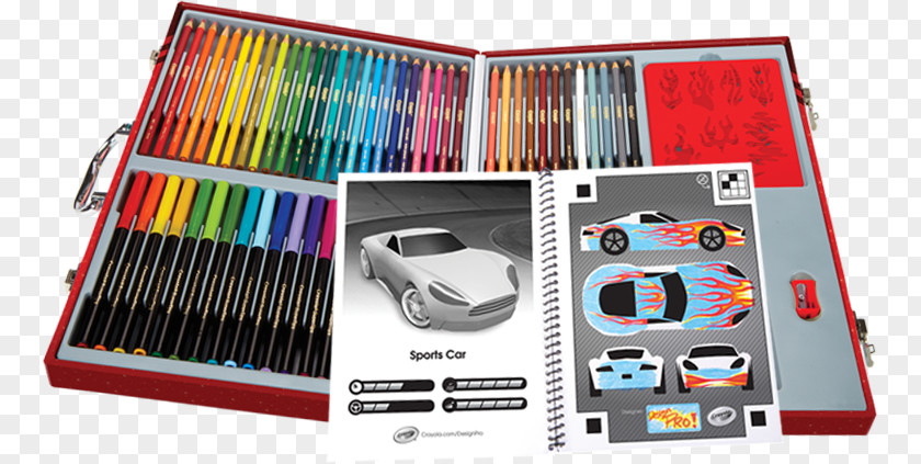 Car Crayola Virtual Design Pro Collection Art Kit Multicoloured Office Supplies LLC Plastic PNG
