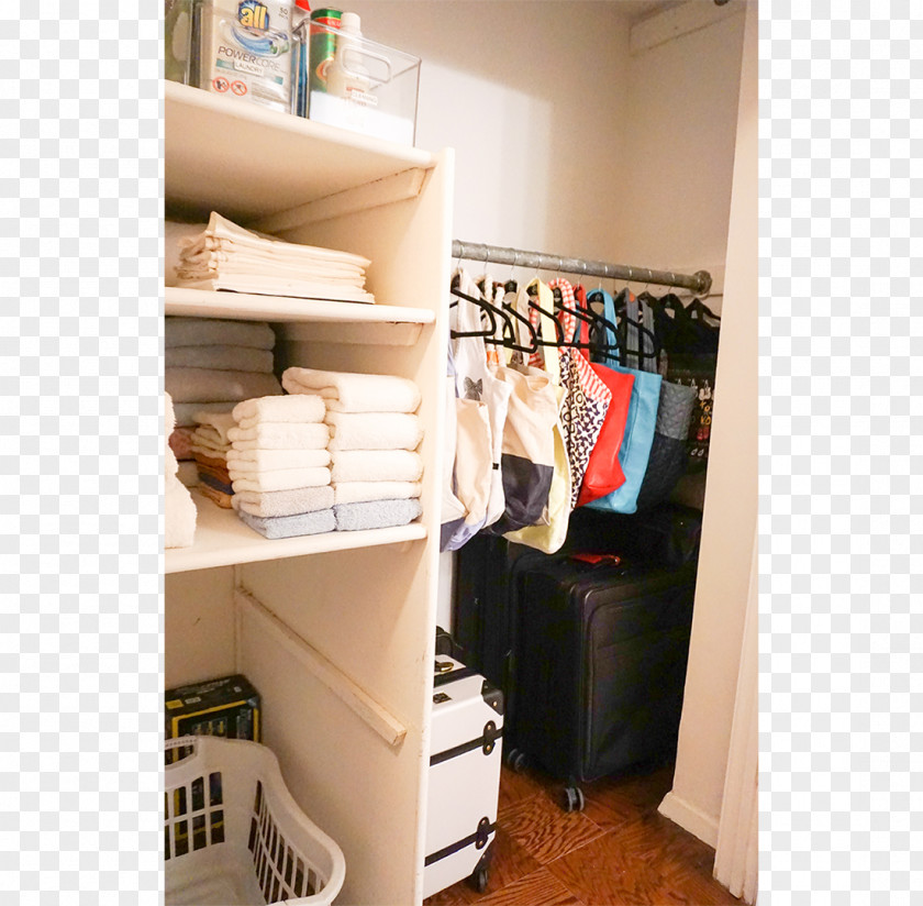 Closet Shelf Bookcase Clothing Linen PNG