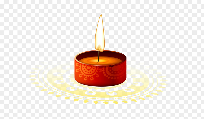 Diwali Rangoli Candle Clip Art PNG