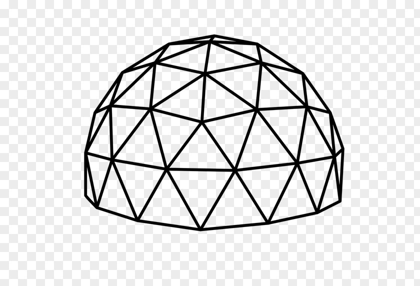 Dome Geodesic Geometry Equilateral Triangle PNG