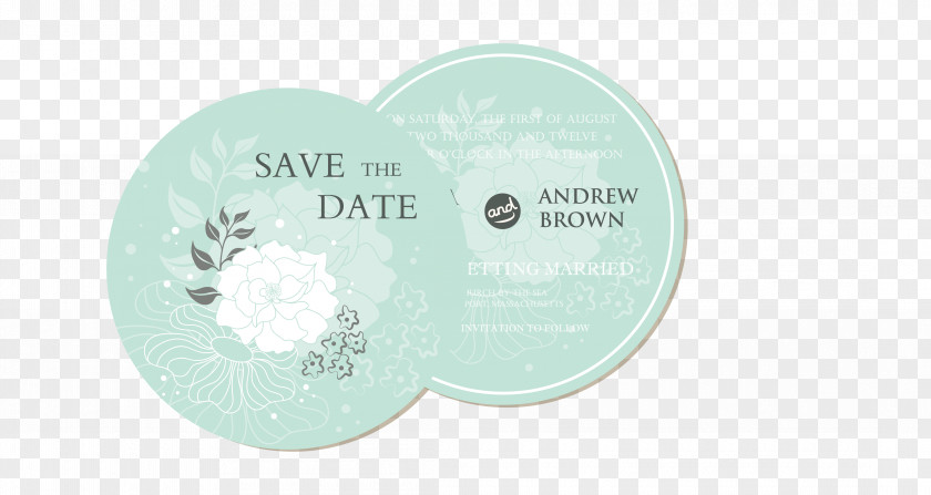 Floral Wedding Invitations PNG