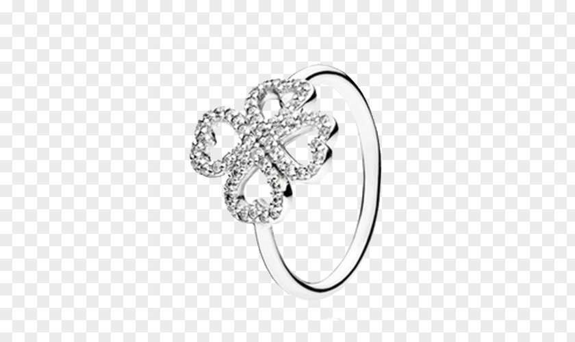 Pandora Clover Ring Amazon.com Earring Jewellery PNG