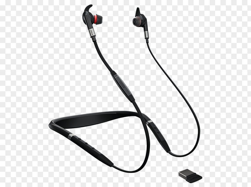 Send Warmth Microphone Phone Headset Bluetooth Cordless Jabra Evolve 75e UC Noise-cancelling Headphones PNG