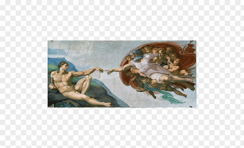 Sistine Chapel Ceiling The Creation Of Adam Madonna Italian Renaissance PNG