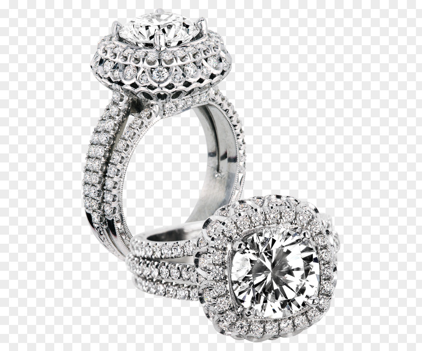 Creative Wedding Rings Ring Silver Bling-bling Body Jewellery PNG