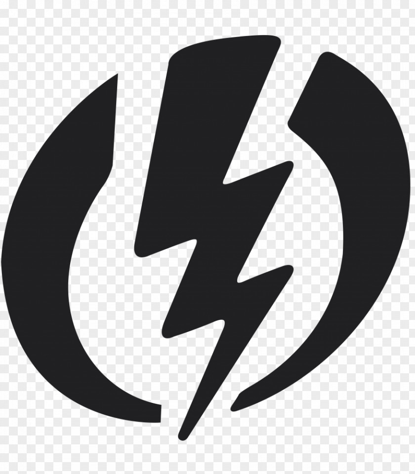 Design Logo Electricity Decal PNG