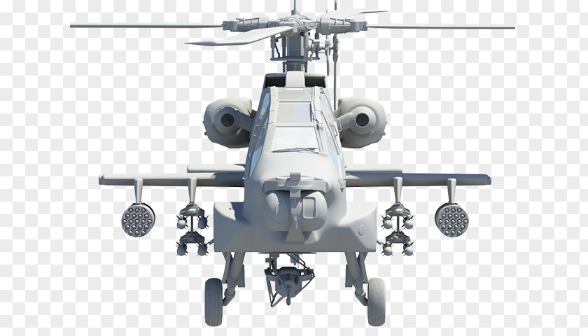 Boeing Ah64 Apache Helicopter Rotor Airplane Military Air Force PNG
