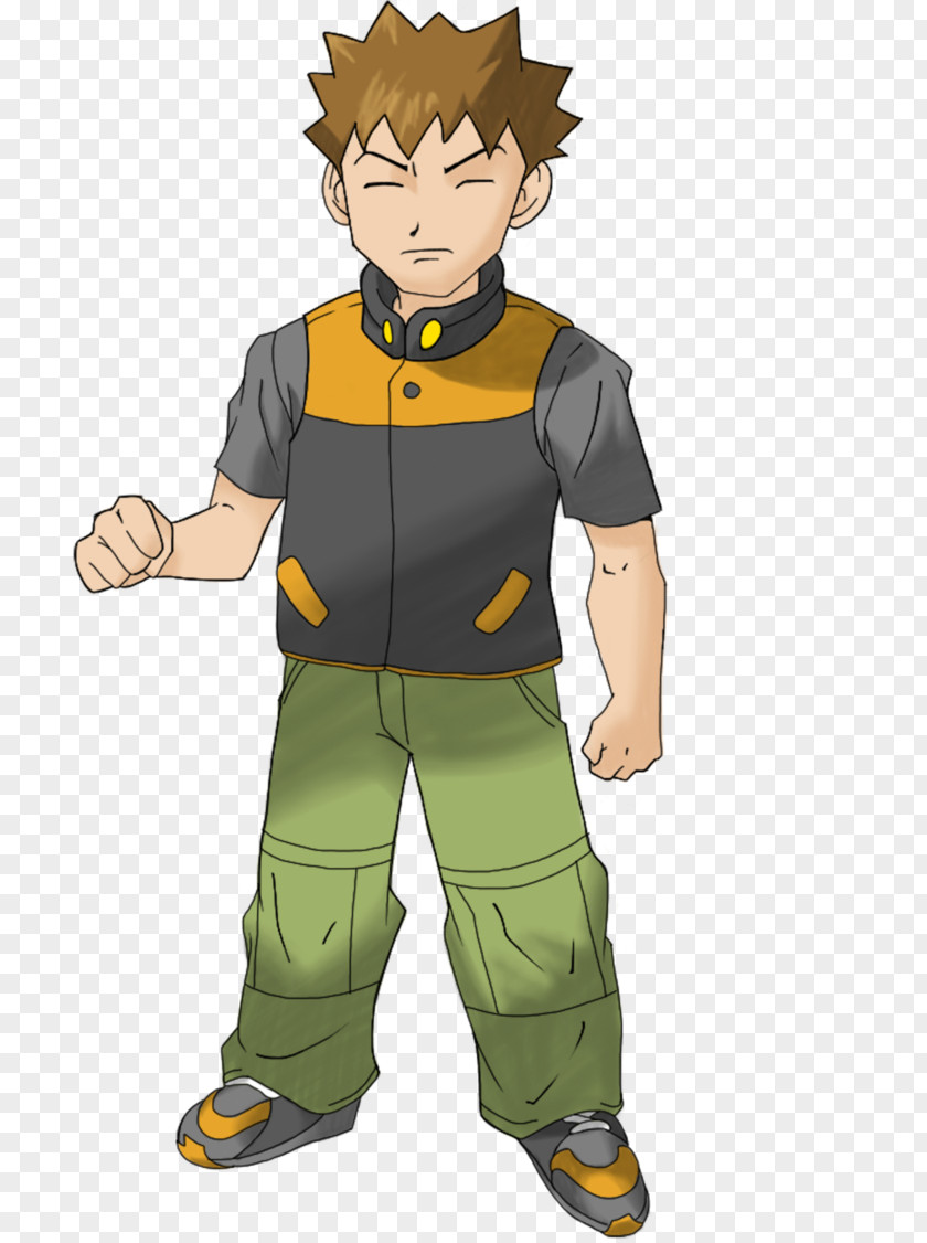 Brock Ash Ketchum Pokémon Art PNG