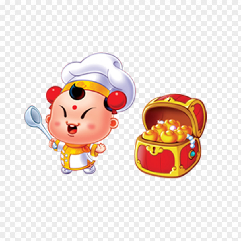 Lucky Boy Chinese New Year Cartoon PNG