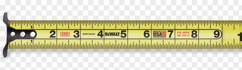 Measure Tape Measures Measurement Stanley Hand Tools DeWalt PNG