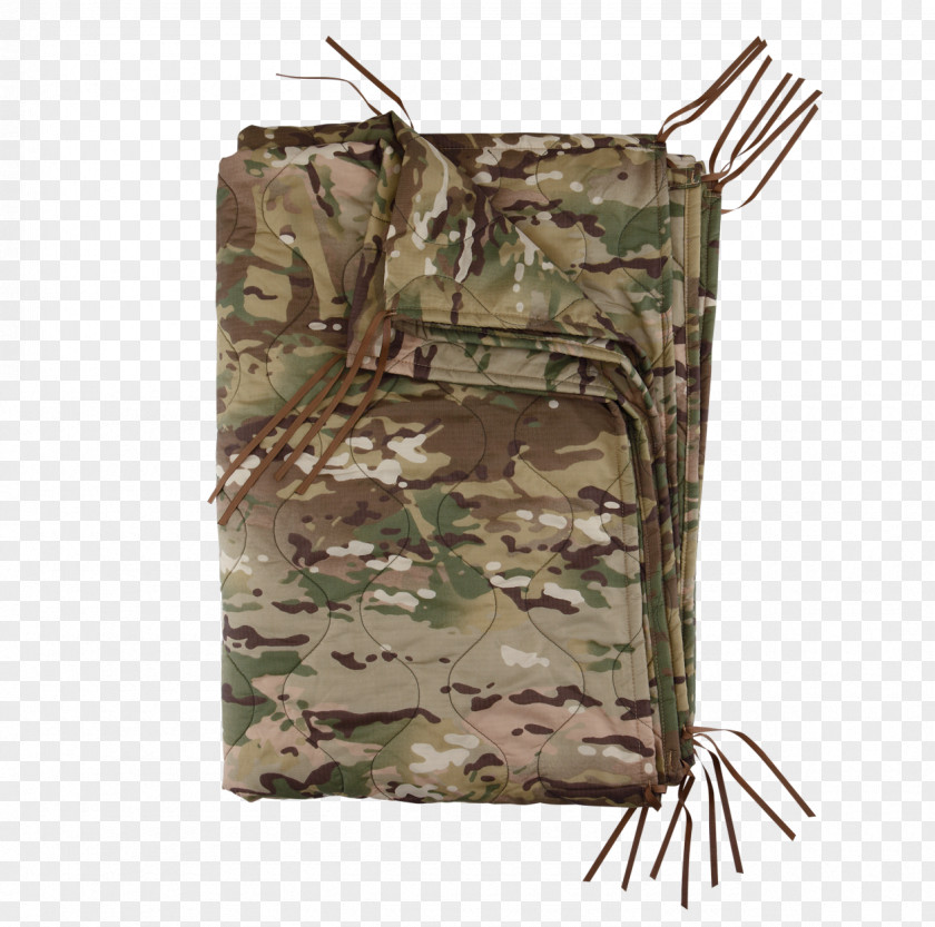 Military Camouflage Poncho Liner MultiCam Coyote Brown PNG