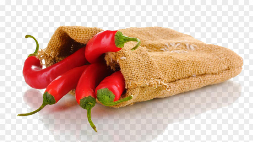 Sacks Filled With Red Pepper Bell Facing Heaven Chili Vegetable PNG
