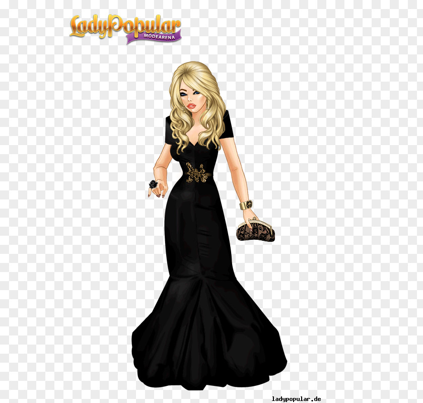 Beauty Fashion Lady Popular Costume Design Gown PNG