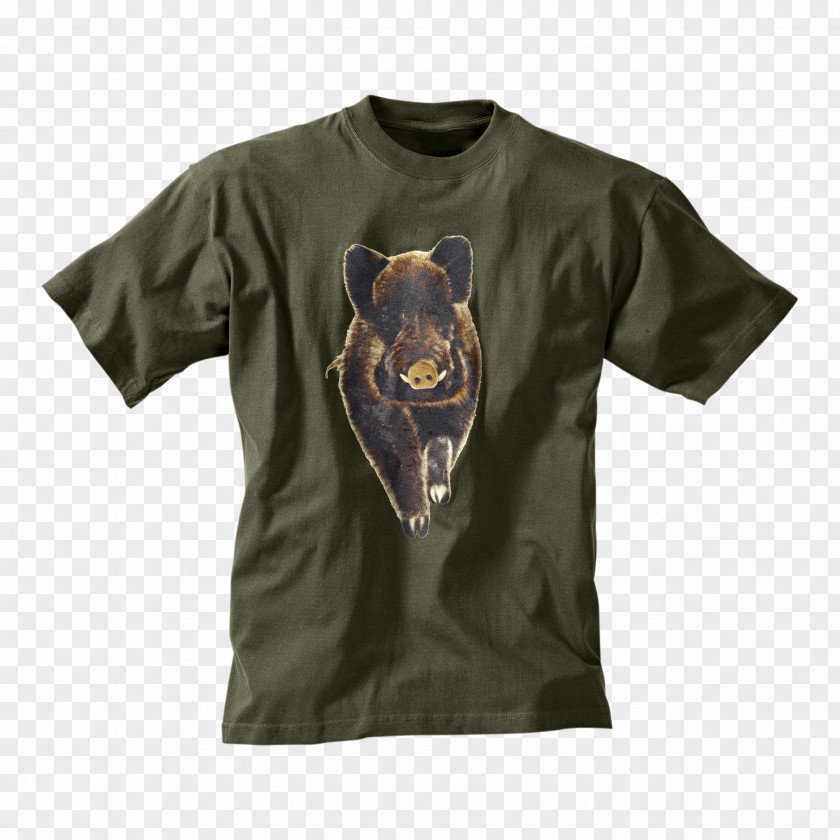 Boar T-shirt Wild Clothing Hunting Game PNG