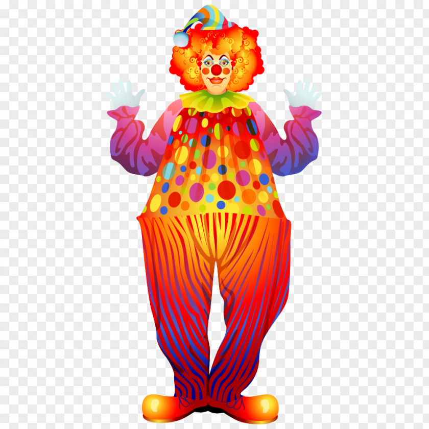 Clown Circus Performance PNG