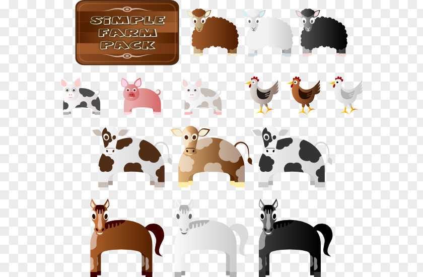 Horse Cattle Livestock Clip Art PNG