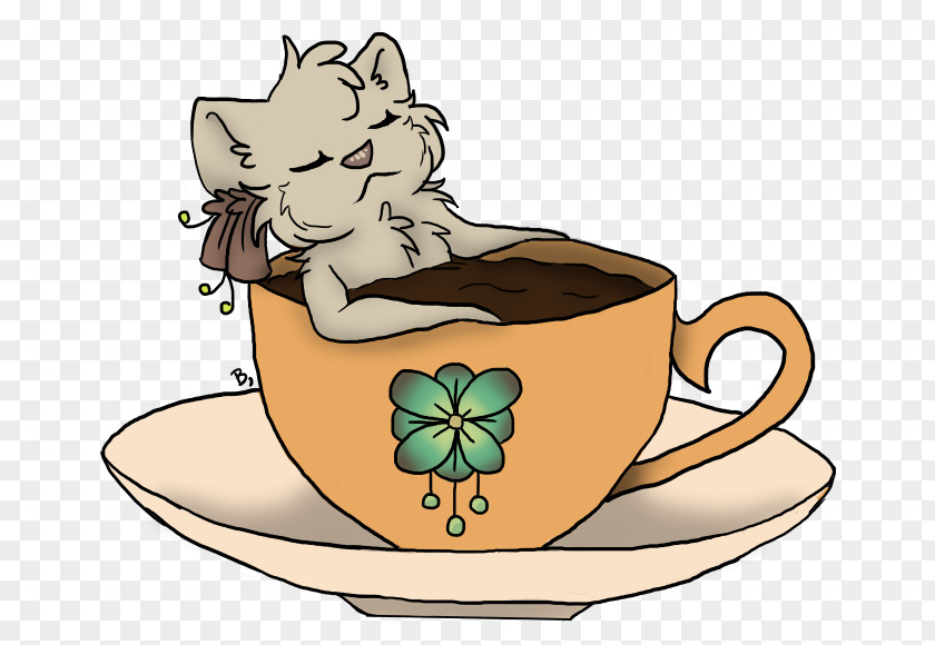 Kitten Whiskers Coffee Cup Cat PNG