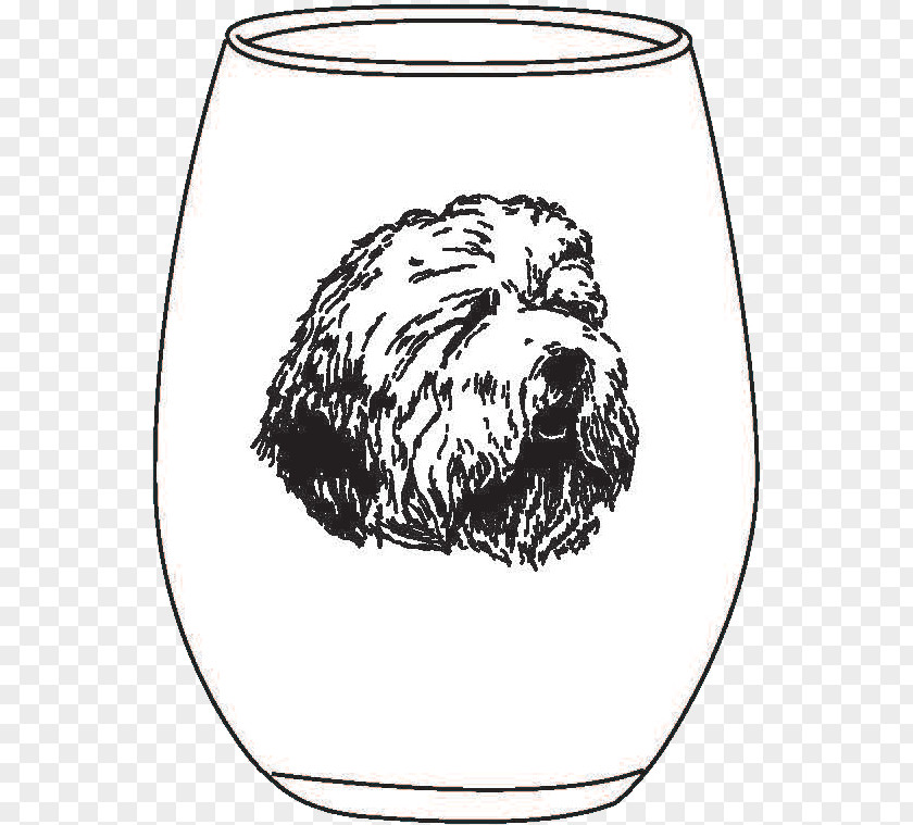 Old English Sheepdog Canidae Drawing Dog Line Art Clip PNG