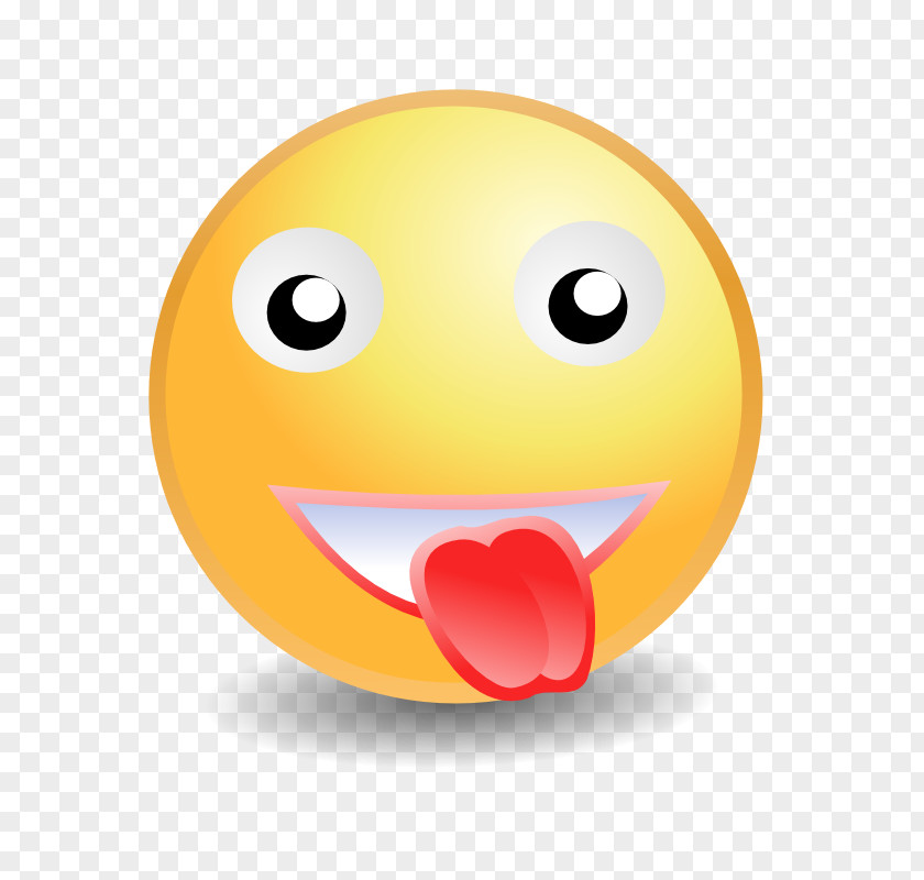 Tongue Out Smiley Emoticon Clip Art PNG