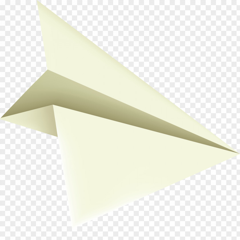 Yellow Simple Paper Airplane Decoration Pattern Plane PNG