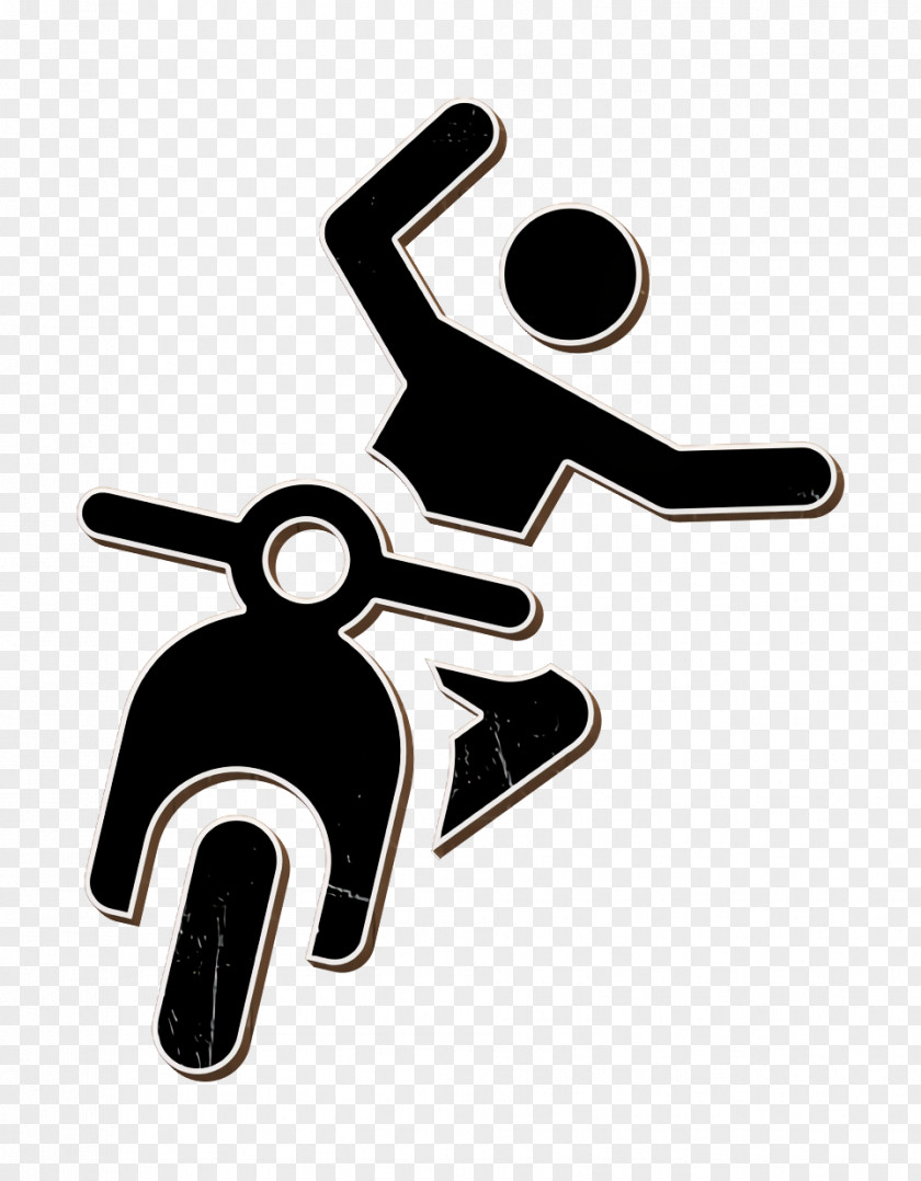 Accident Icon Insurance Human Pictograms Motorcycle PNG