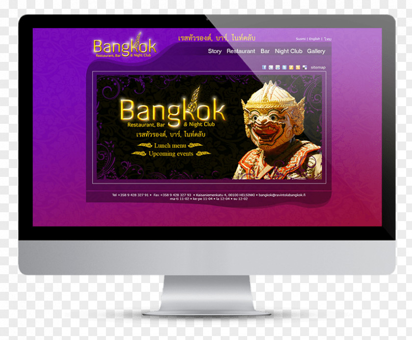 Bangkok Viestintätoimisto CRE8 Oy FoilChat Restaurant Graphic Design Bank PNG
