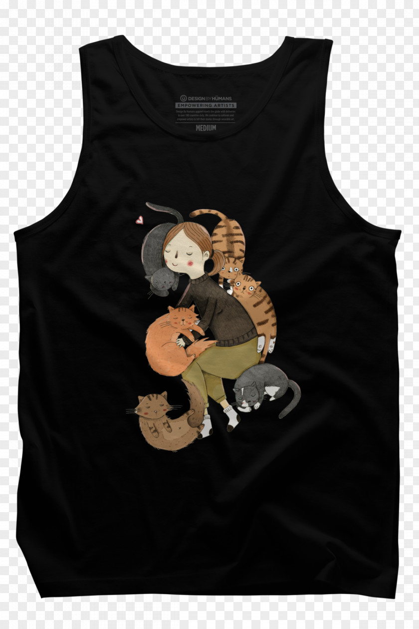 Cat Lover T Shirt T-shirt Sleeve Top Polo PNG