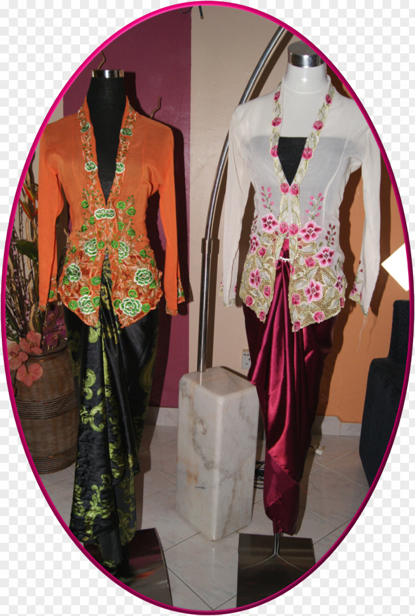 Dress Kebaya Brocade Peranakan Costume Design PNG