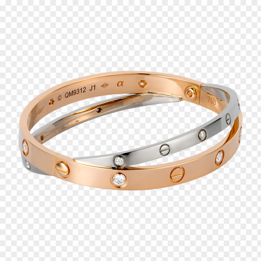 Ring Love Bracelet Cartier Gold PNG