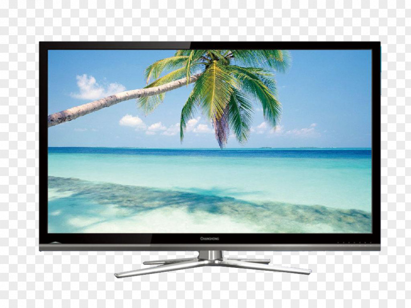 Ultra-high-definition LCD TV Union Island Tropical Islands Resort High-definition Television Beach Wallpaper PNG