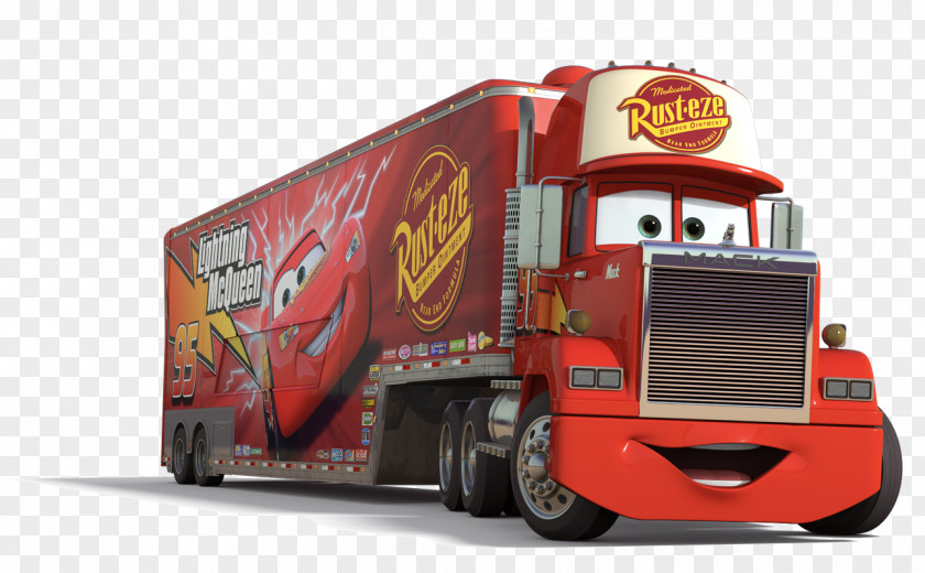 Cars 3 Lightning McQueen Mack Trucks PNG