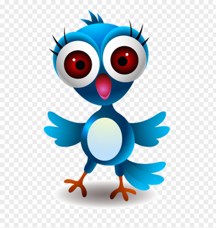 Surprised Expression Chick Bird Cartoon Illustration PNG