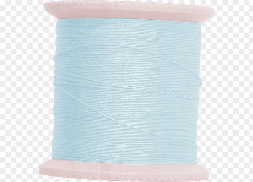 Blue Needle Roller Sewing Yarn PNG