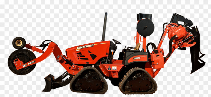 Ditch Witch Trencher Machine Plough PNG