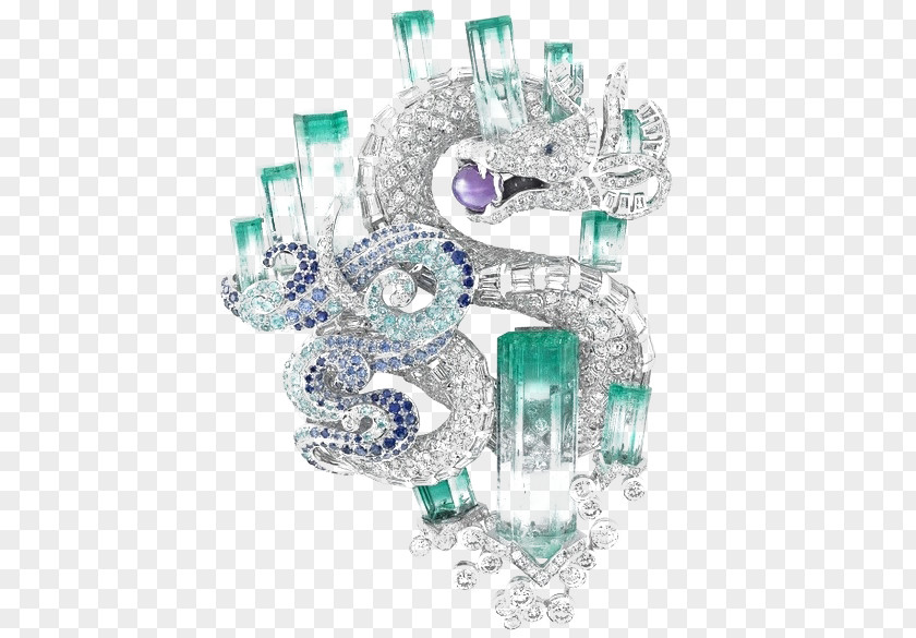 Dragon Van Cleef & Arpels Jewellery Brooch Diamond PNG