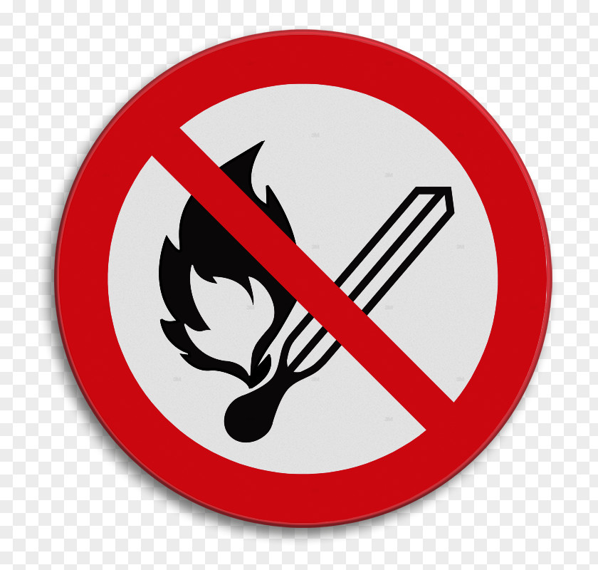 Fire No Symbol ISO 7010 Forbud Biztonsági Szín- és Alakjelek PNG