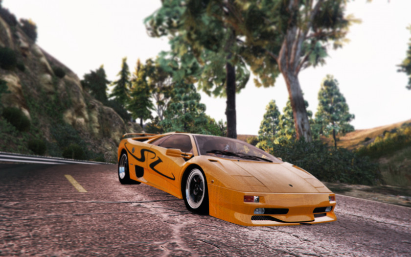 Lamborghini Grand Theft Auto V Diablo Sports Car PNG